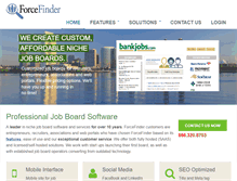 Tablet Screenshot of forcefinder.com